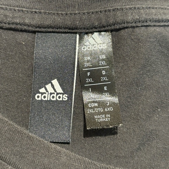 ADIDAS Sz 2XL Evolution Of Sport Life Stripe Tree Short Sleeve Tee T-Shirt - Picture 6 of 10